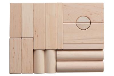 Baukasten mit Bauklötze (alle 3 Lagen) im SET