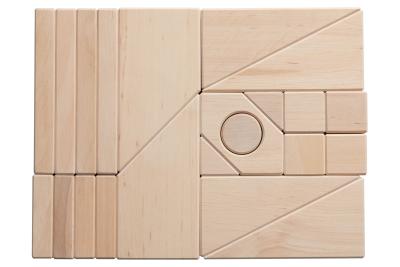 Baukasten mit Bauklötze (alle 3 Lagen) im SET