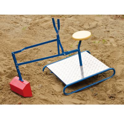Sand excavator with caterpillar track base